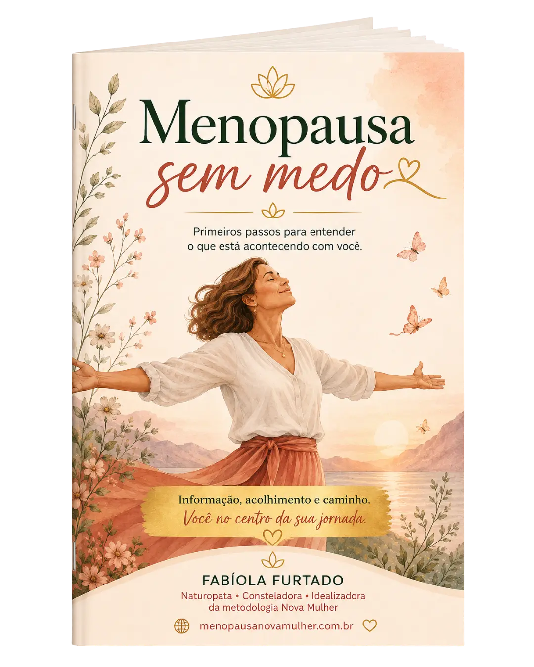 Cartilha gratuita Menopausa Sem Medo, de Fabíola Furtado